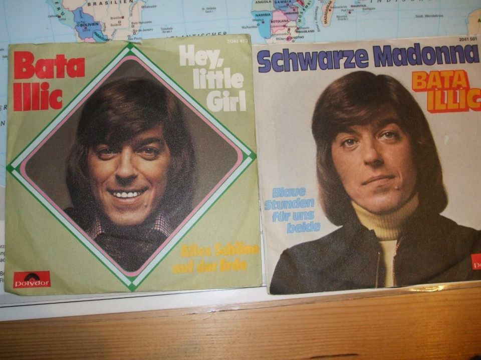 Schallplatten, Udo Jürgens, Singles, Rock, Schlager, Operette in Wolfersdorf