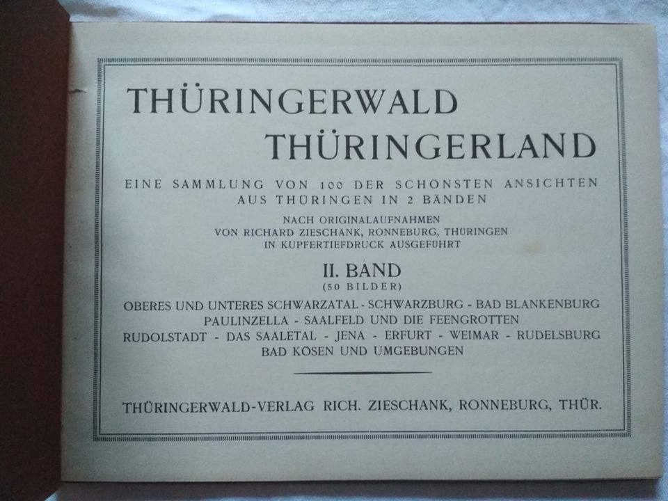 2 Bildersammlungen Thüringerwald Thüringerland in Marienberg