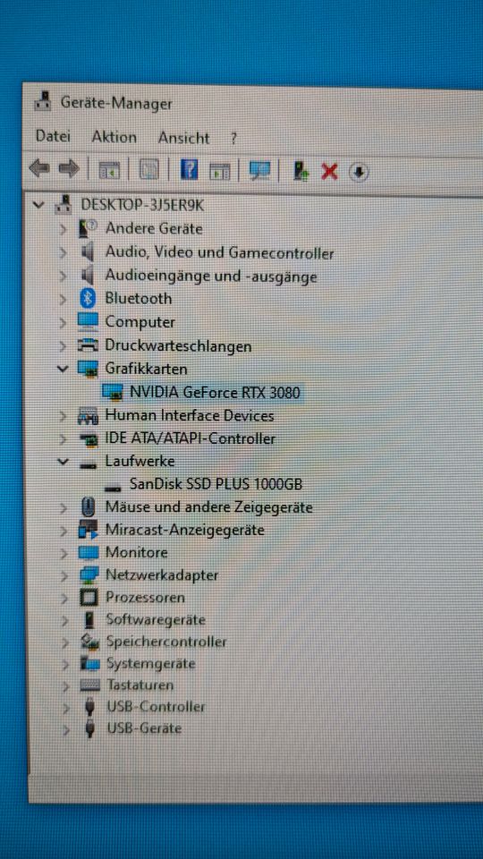 Gaming PC GTX 3080 / AMD Ryzen 9 5900X 12-Core / 32GB RAM / 1TB S in Köln