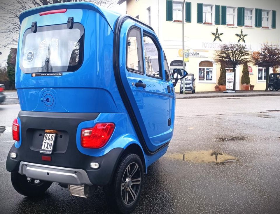 E- Kabinenroller Mopedauto Microcar 25 km/h 45 km/h Elektromobil in München