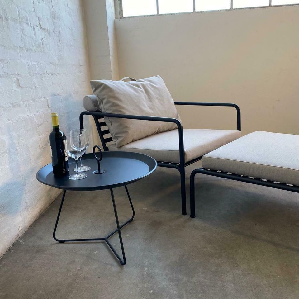 HOUE - Avon Lounge Chair+Ottoman - hellgrau in Havixbeck