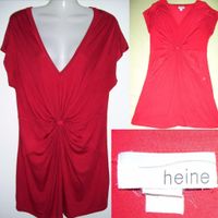 Heine Longshirt Tunika Minikleid Rot Vorne Raffung Gr.40 Berlin - Neukölln Vorschau