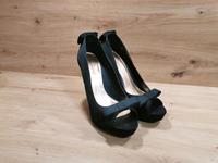 High heels schwarz Schleife satin Größe 39 Schleswig-Holstein - Lübeck Vorschau