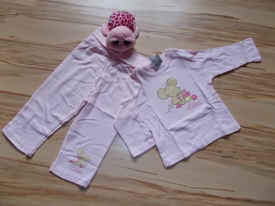 STEINBECK Baby Set LILLEBI Sweater Kombi Hose Pullover ROSA 74 80 in Nusse