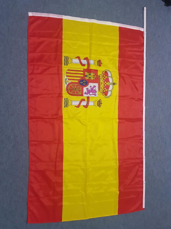 Spanien Flagge in Frankfurt am Main