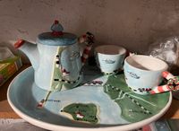 Teekanne 2 Tassen und Platte - von Sylt mitgebracht Hessen - Bad Soden-Salmünster Vorschau