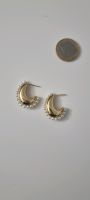 Goldene Ohrringe mit Perlen mit S925 Stempel Köln - Chorweiler Vorschau