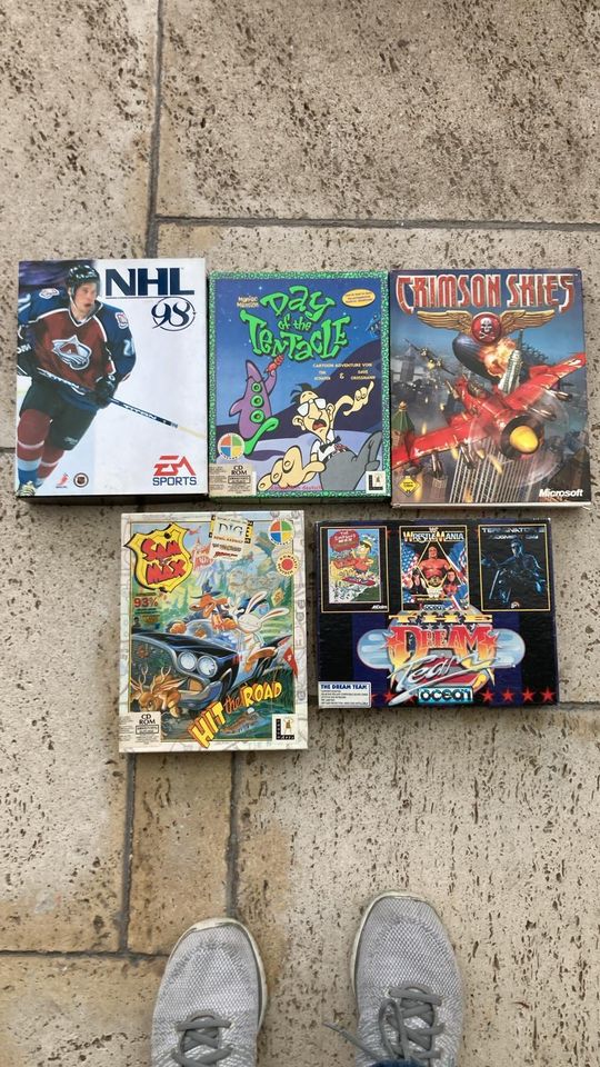 PC Spiele Konvolut sam max crimson skies nhl 98 simpsons tantacle in Hattersheim am Main