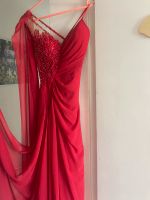 Rotes Abendkleid mit Steinen Frankfurt am Main - Berkersheim Vorschau