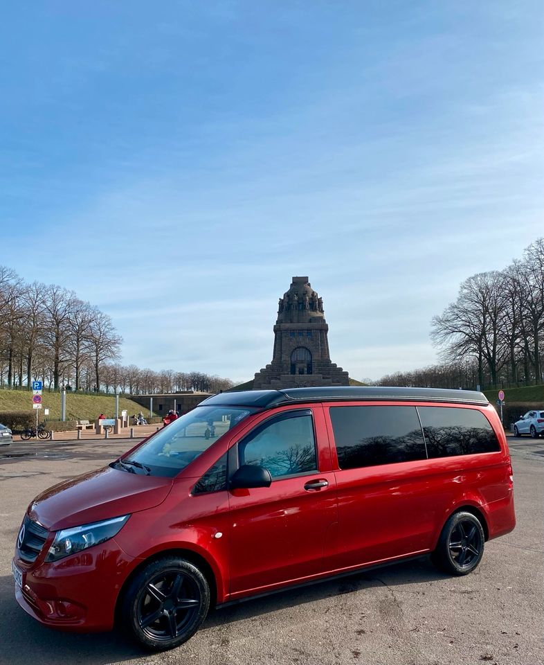 Camper - Bus Mercedes Vito / Wohnmobil 6 m AHK Solar in Leipzig