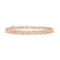 375/417/585/750 VVS 2,00ct Moissanit Rose Gold Tennis Armband Sachsen - Zwickau Vorschau