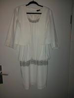 Cocktailkleid mit Bolero Jäckchen Größe 44/46, cremeweiß Brandenburg - Glienicke/Nordbahn Vorschau