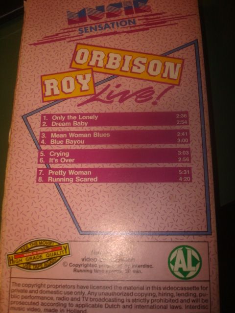 2 VHS - Rock'n'Roll Live - Roy Orbison / Neil Sedaka in Velbert