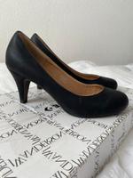Schwarze abgerundete Pumps mit Absatz vintage Nordrhein-Westfalen - Korschenbroich Vorschau