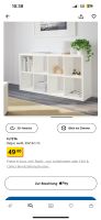 Flysta Regal von Ikea in weiß mit Boxen Sachsen-Anhalt - Magdeburg Vorschau