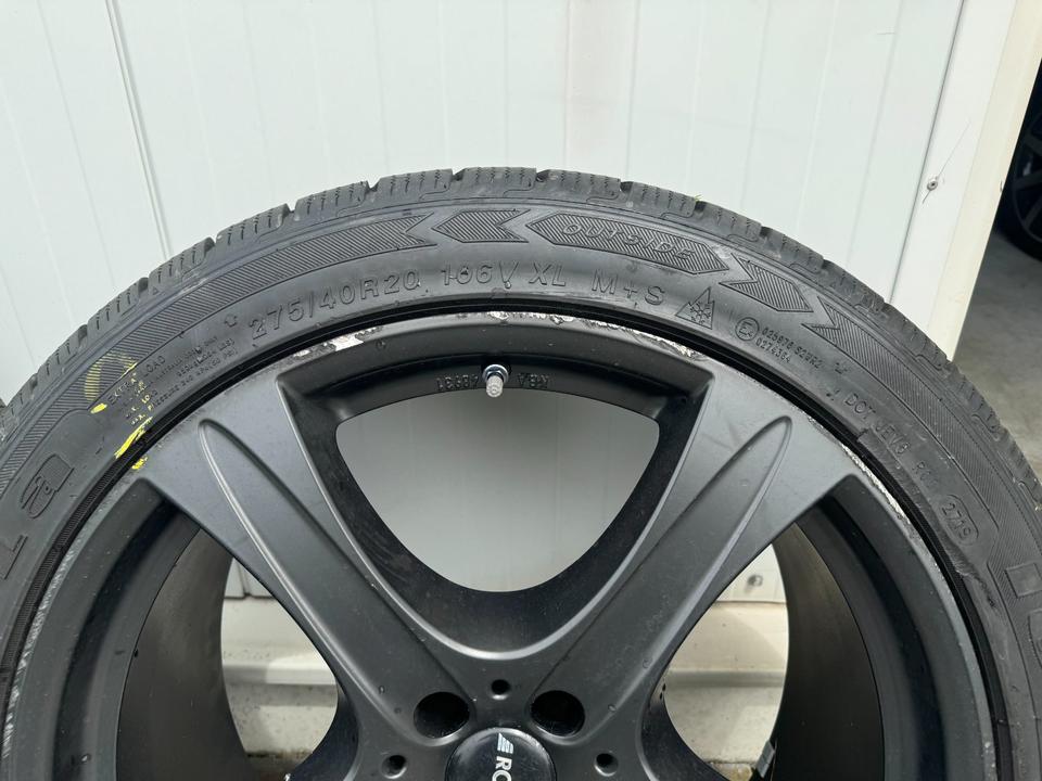 Alufelgen Ronal R20 9,5J Winterreifen Rotalla 275 40, BMW X5 X6 in Hemmingen