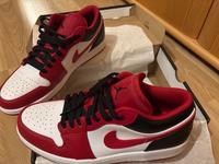Air Jordan 1 Low WHITE/GYM Red-Black Größe EU45 Bayern - Möhrendorf Vorschau