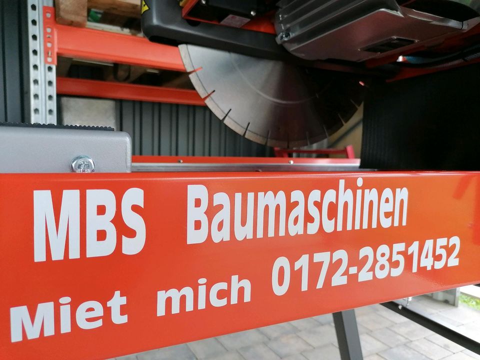 Steinsäge Pflastersäge Steinschneider zu vermieten Minibagger in Gochsheim