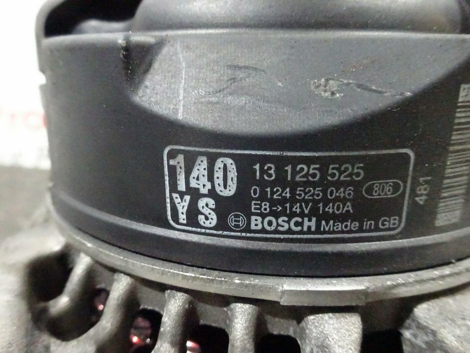 Opel Signum Vectra C 3,0 Lichtmaschine LiMa Generator 13125525 in Bruchsal