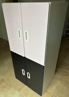 IKEA Kleiderschrank, 60x57x123 cm weiß, blassrosa/schwarze Türen Brandenburg - Grünheide (Mark) Vorschau