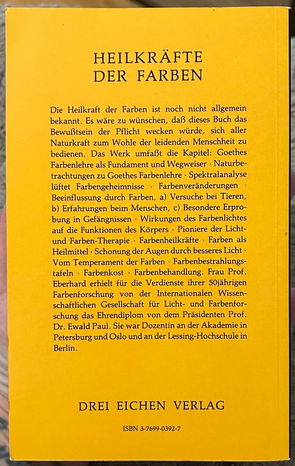 Heilkräfte der Farben Lilli Eberhard in Hamburg