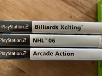 PS2 3 Spiele - Billiards Xciting, Arcade Action, NHL 06 Nordrhein-Westfalen - Mülheim (Ruhr) Vorschau