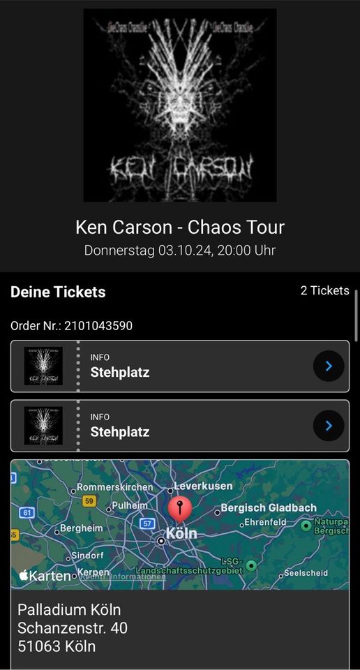 Ken Carson - Chaos Tour Tickets (Köln) in Bonn