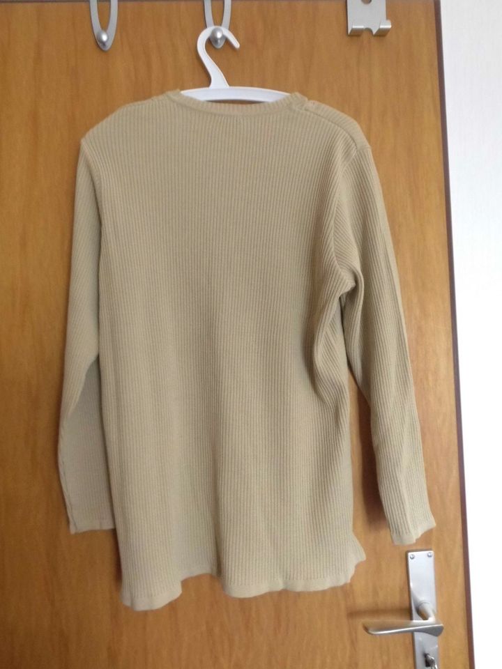 Beiger Feinstrick- Pullover für Damen in Gr. 42/44 in Schwülper