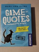 "Game of Quotes , verrückte Zitate" Marc-Uwe Kling (Witzig!) Hessen - Offenbach Vorschau