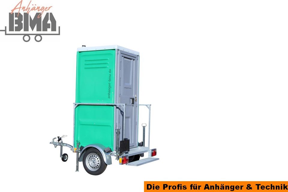 Anhänger BMA TO1 das mobile Baustellen WC Bautoilette made by BMA in Mühlhausen im Täle