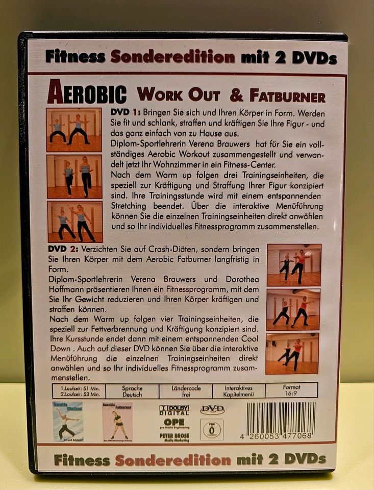 AEROBIC  Fitness * 2 DVD * Work out & Fatburner in Hamburg