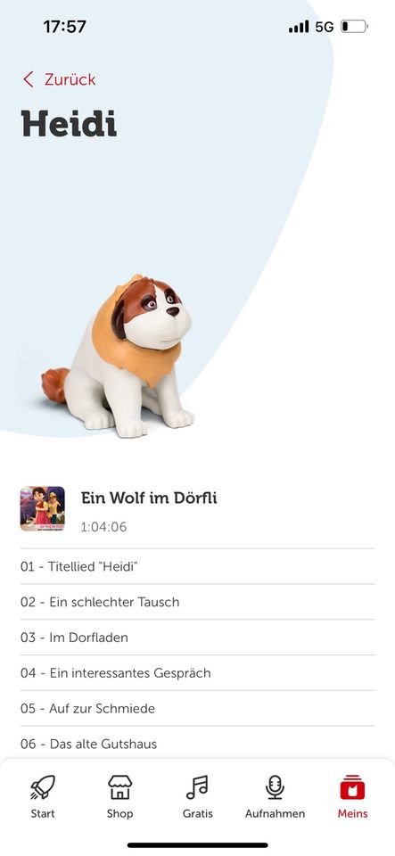 Heidi Tonie „ein Wolf im Dörfli“ in Berlin