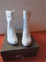 Weiße Stiefeletten Gr. 36 Brandenburg - Hirschfeld (Brandenburg) Vorschau