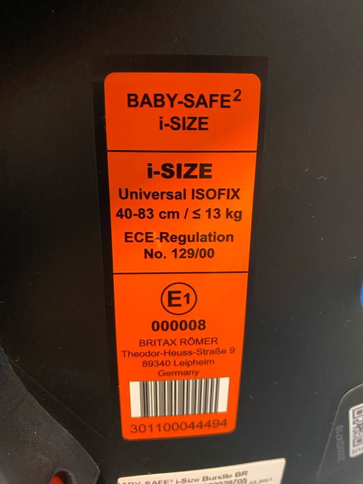 Für Zwillinge Britax Römer i size 2 Babyschalen Isofix in Crailsheim