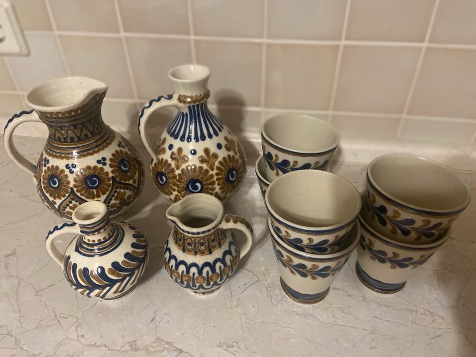 Keramik in braun - kleine Sammlung in Glashütte