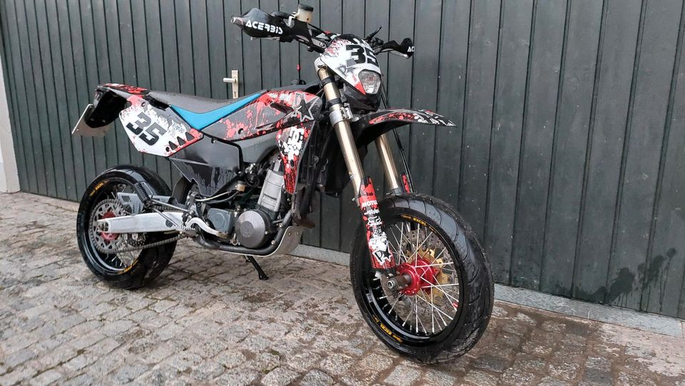 Husqvarna SMR570 offene Leistung eingetr.Supermoto TE 610 510 450 in Jettingen-Scheppach