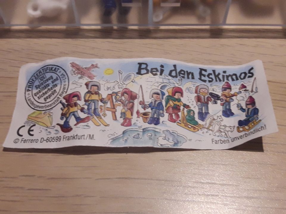 Ü-Eier "Bei den Eskimos" - komplettes Set in Tegernheim