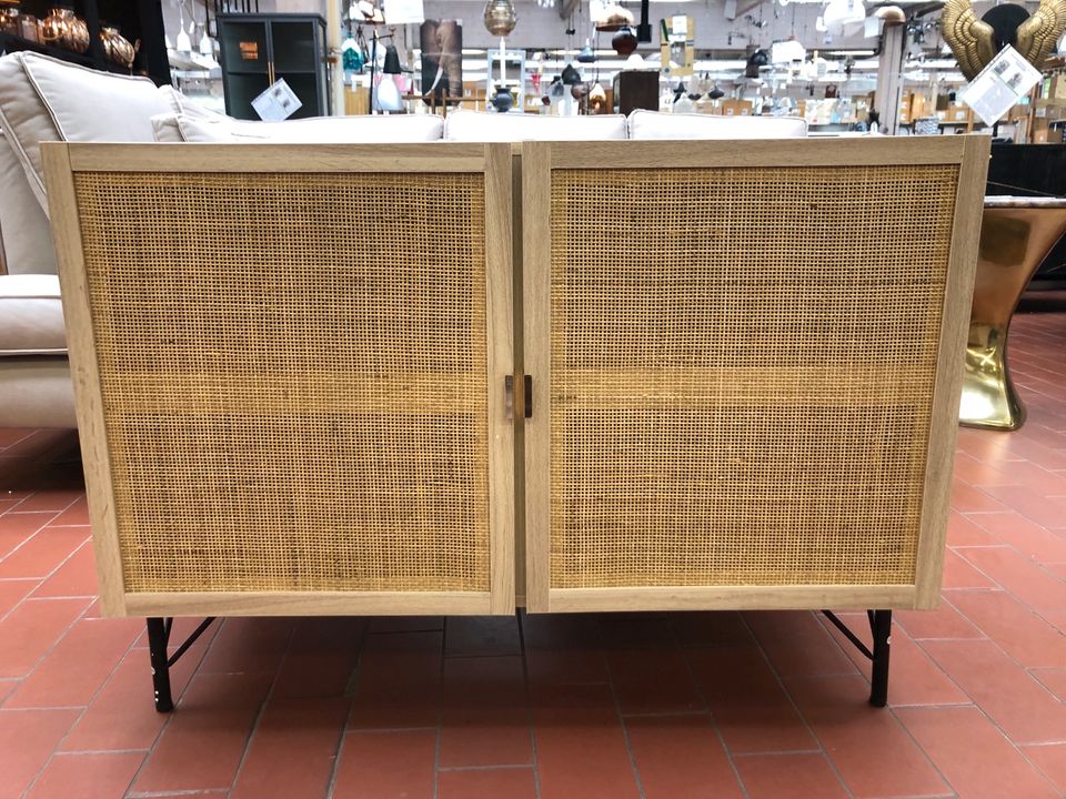 NEU Kommode, Sideboard, Schrank mit Wiener Geflecht Eichenoptik in Bremen