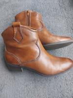 Ankle Boots Leder braun Größe 39 Bayern - Kaufbeuren Vorschau