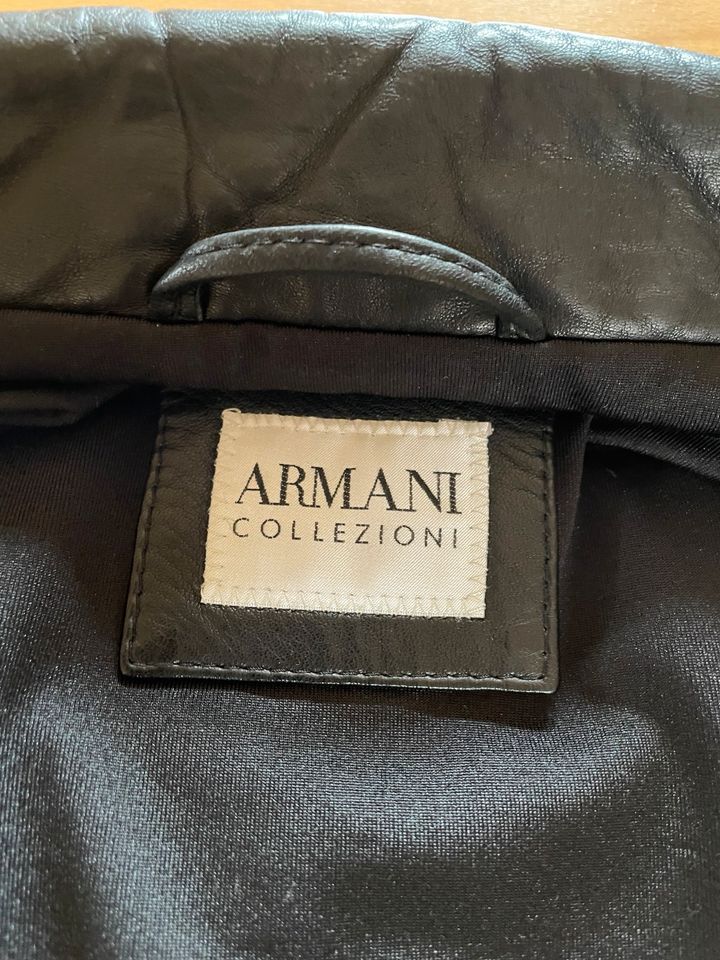 Armani Collezioni Lederjacke Gr. 50 L in Feuchtwangen