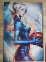 ARTGERM Artgerm Samus Aran Metroid Bilddruck auf Leinwand Friedrichshain-Kreuzberg - Friedrichshain Vorschau