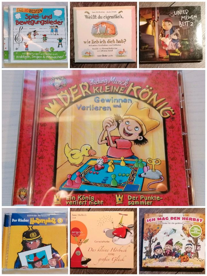 7 CD's, MIX, Räuber Hotzenplotz, Der kleine König, Lieder in Aurich