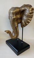 Dekorative Figur Elefant Gold Schwarz Metall Harz Pankow - Prenzlauer Berg Vorschau
