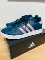 Adidas Grand Court K blau/rosa Glitzer 36 Niedersachsen - Rüdershausen Vorschau