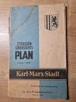 Straßenübersichtsplan Karl- Marx- Stadt Sachsen - Limbach-Oberfrohna Vorschau