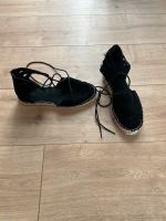 Espadrilles schwarz zum Schnüren Gr. 36 wie Neu Bayern - Eckental  Vorschau