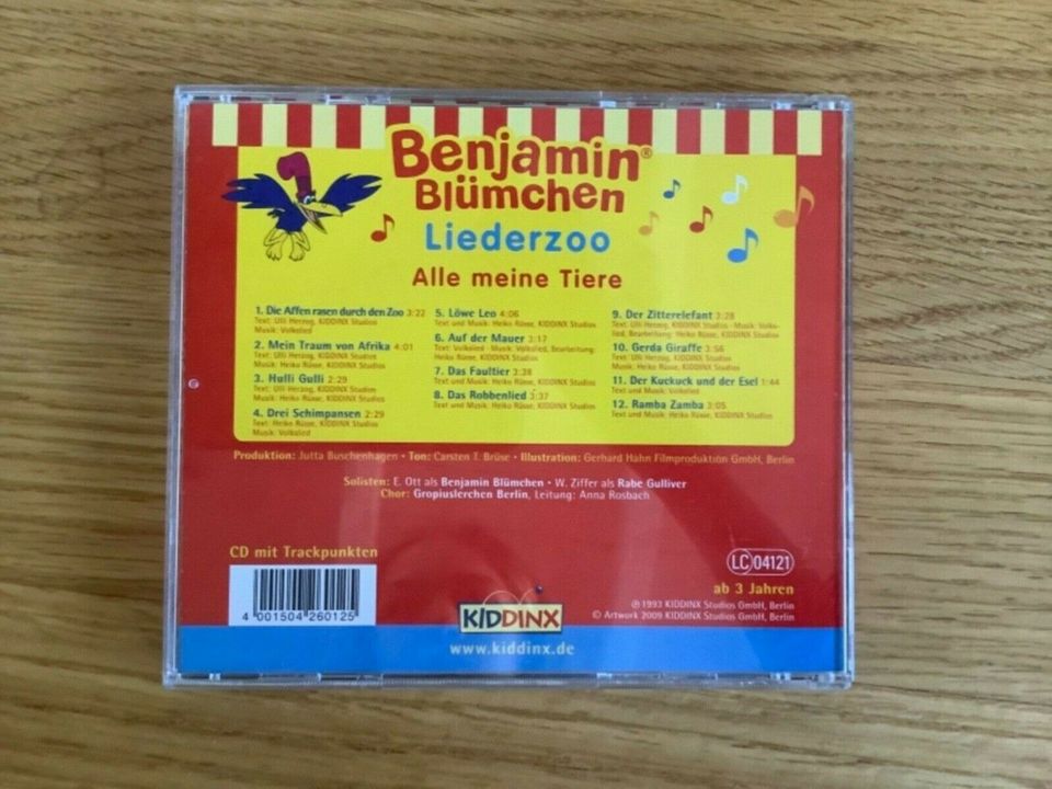 Benjamin Blümchen Liederzoo CD in Eimeldingen