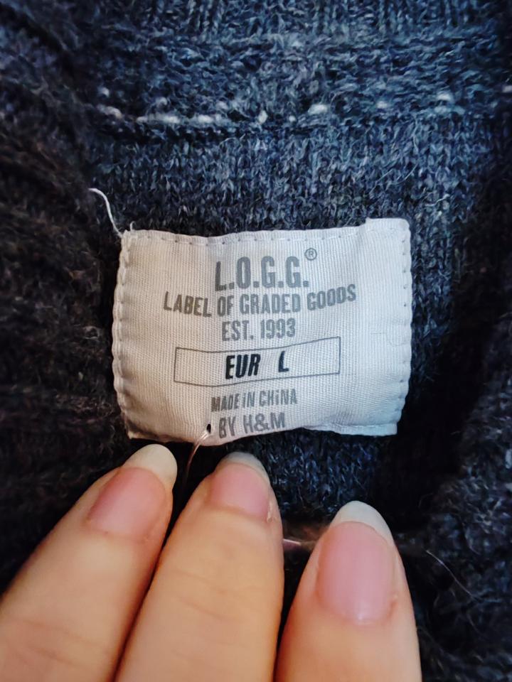 Damenbekleidung - L.O.G.G. H&M Poncho hellgrau-pink Casual in Dresden