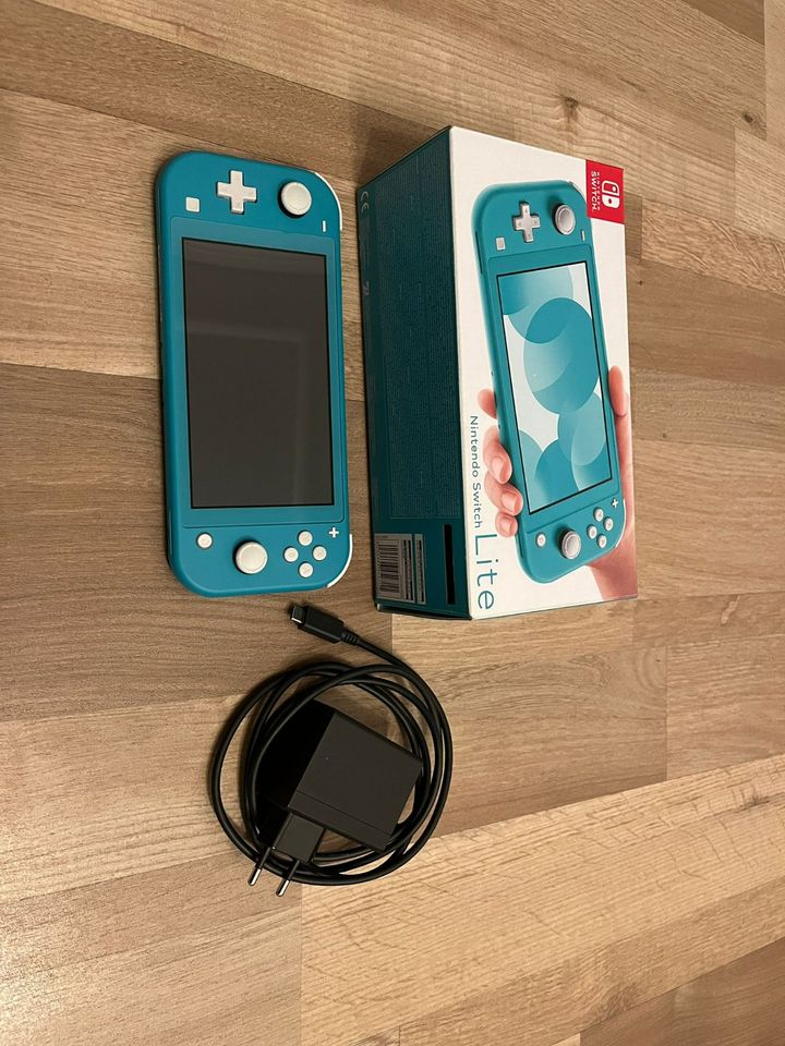 Nitendo Switch Lite türkis und Spiele in Ahaus