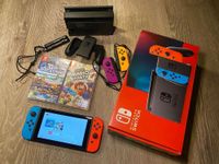 Nintendo Switch Konsole inkl. 4 Joy-Cons + 2 Spiele (Mario Party) Niedersachsen - Oldenburg Vorschau